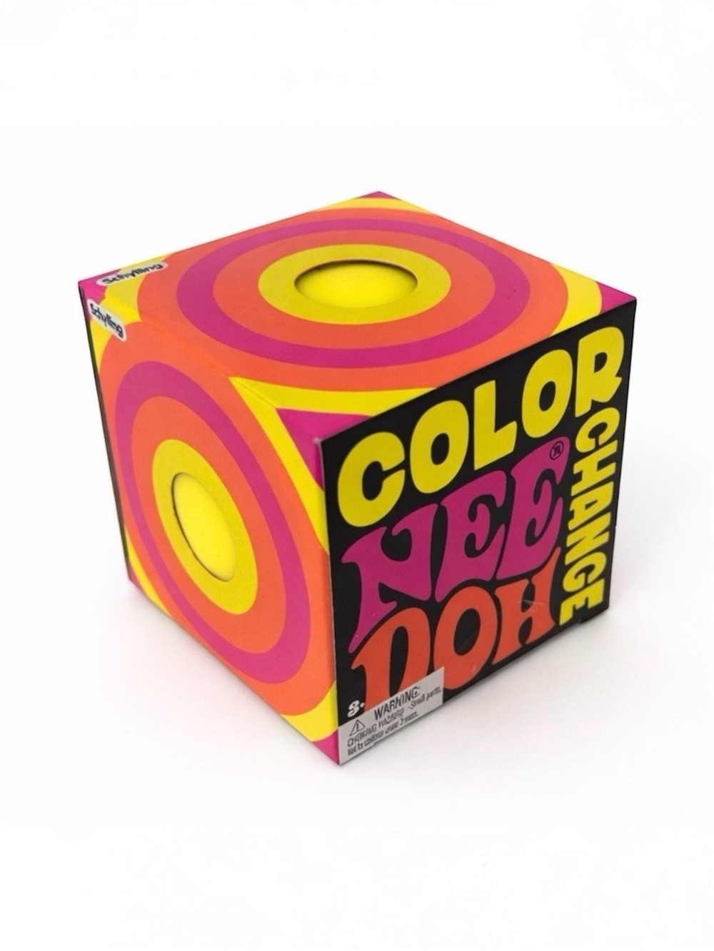 NWT Schylling NeeDoh Color Change Yellow Orange Groovy Glob Squishy Fidget Toy